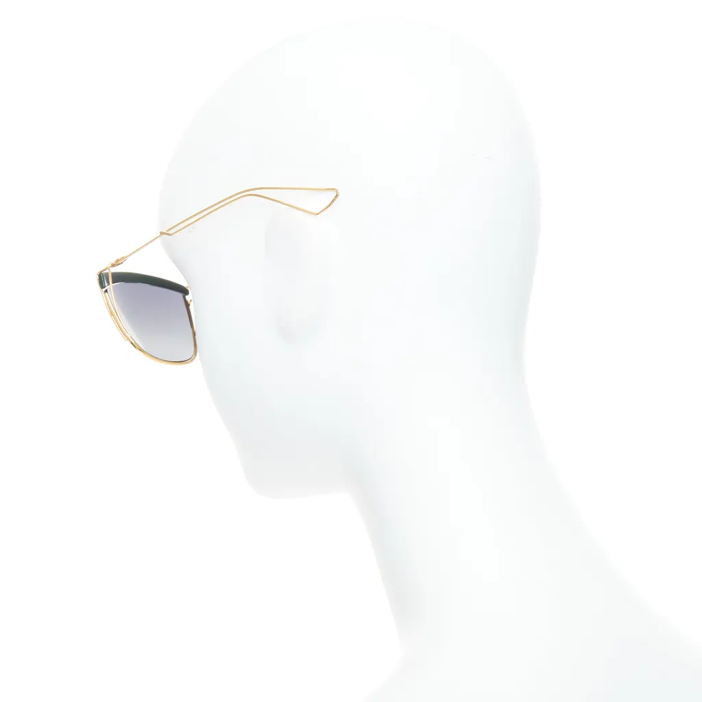 Dior Gradient Squoval Glasses Green Metal Very good - Box View