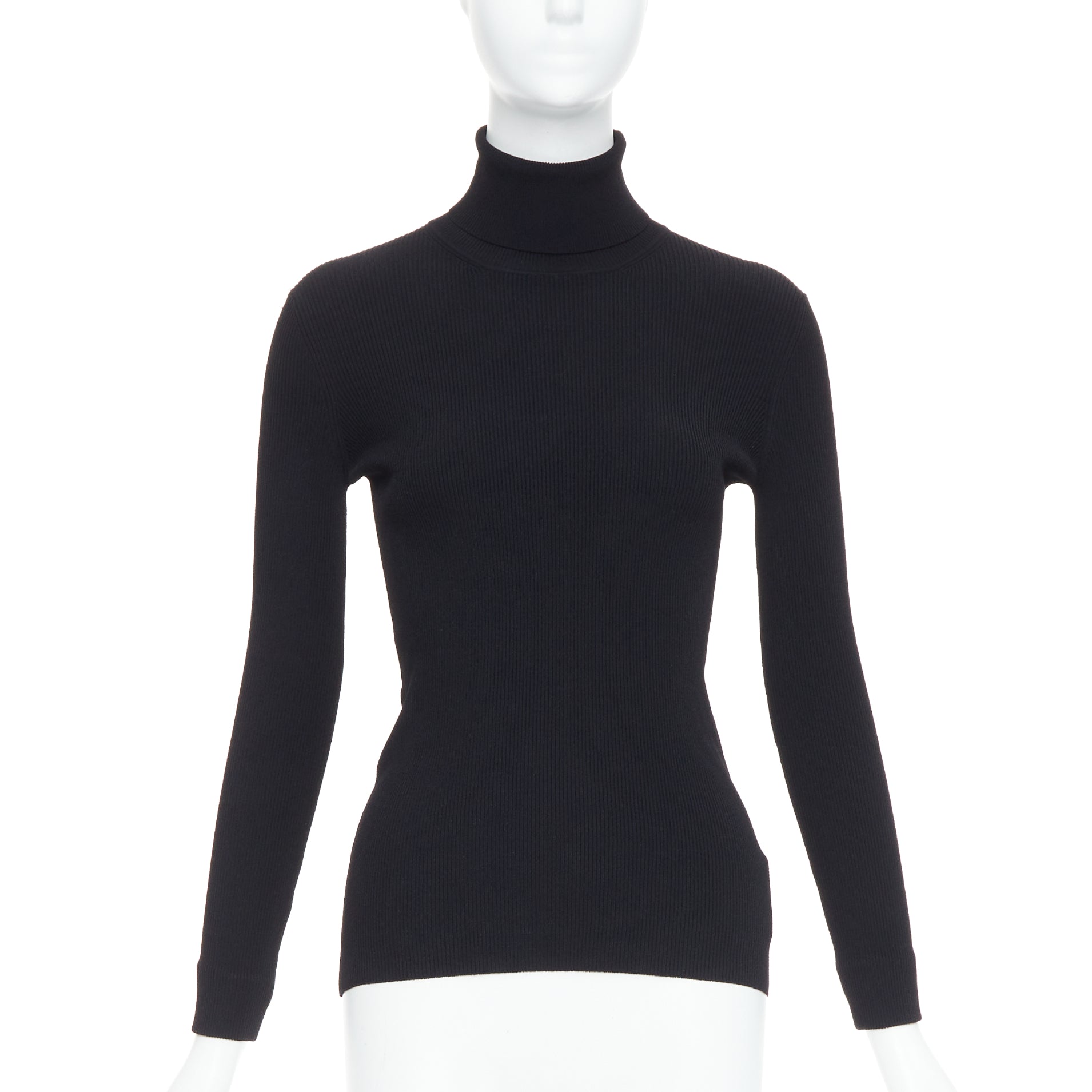 Jil Sander Ruched Turtleneck Top - Back view