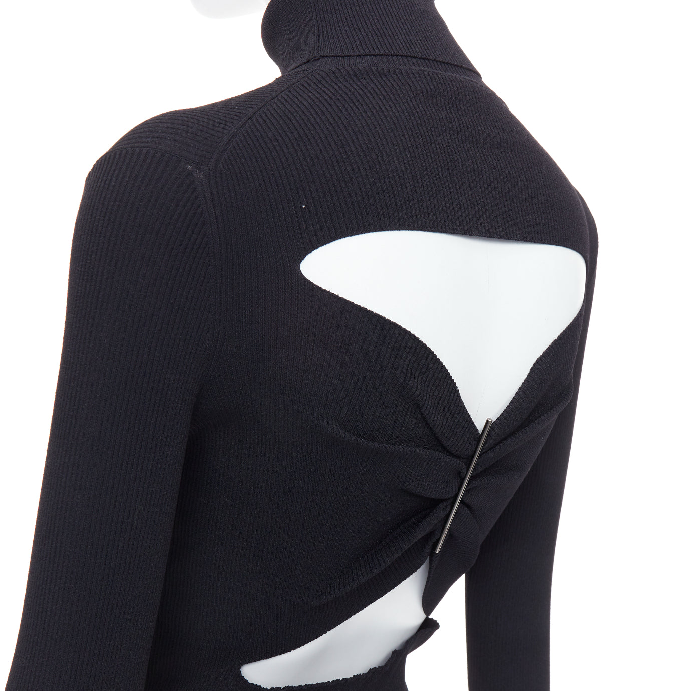 Jil Sander Ruched Turtleneck Top - Detail 1