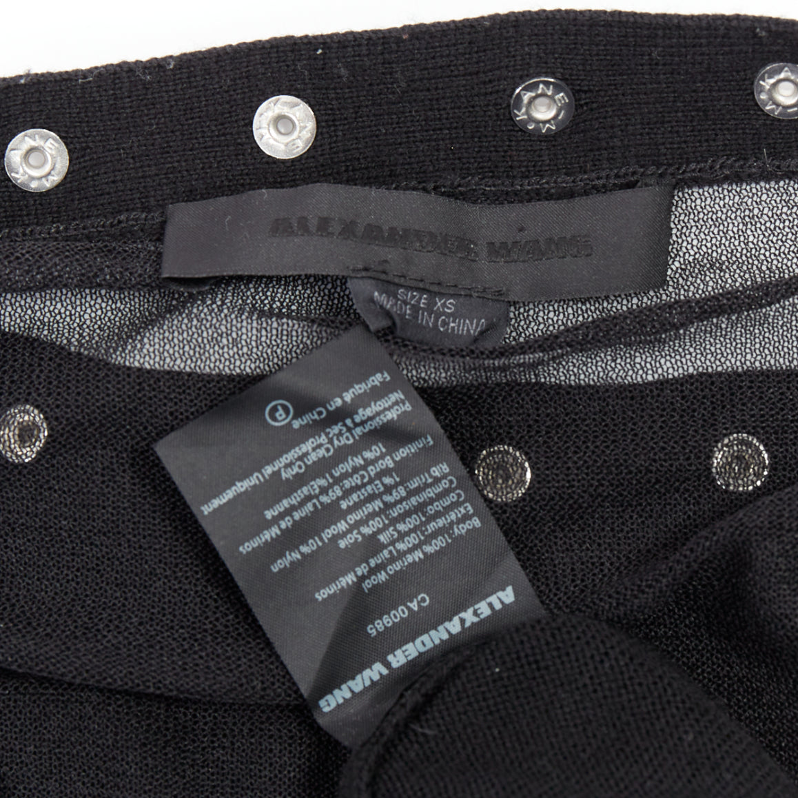 Alexander Wang Sheer Back Cardigan - Image 10