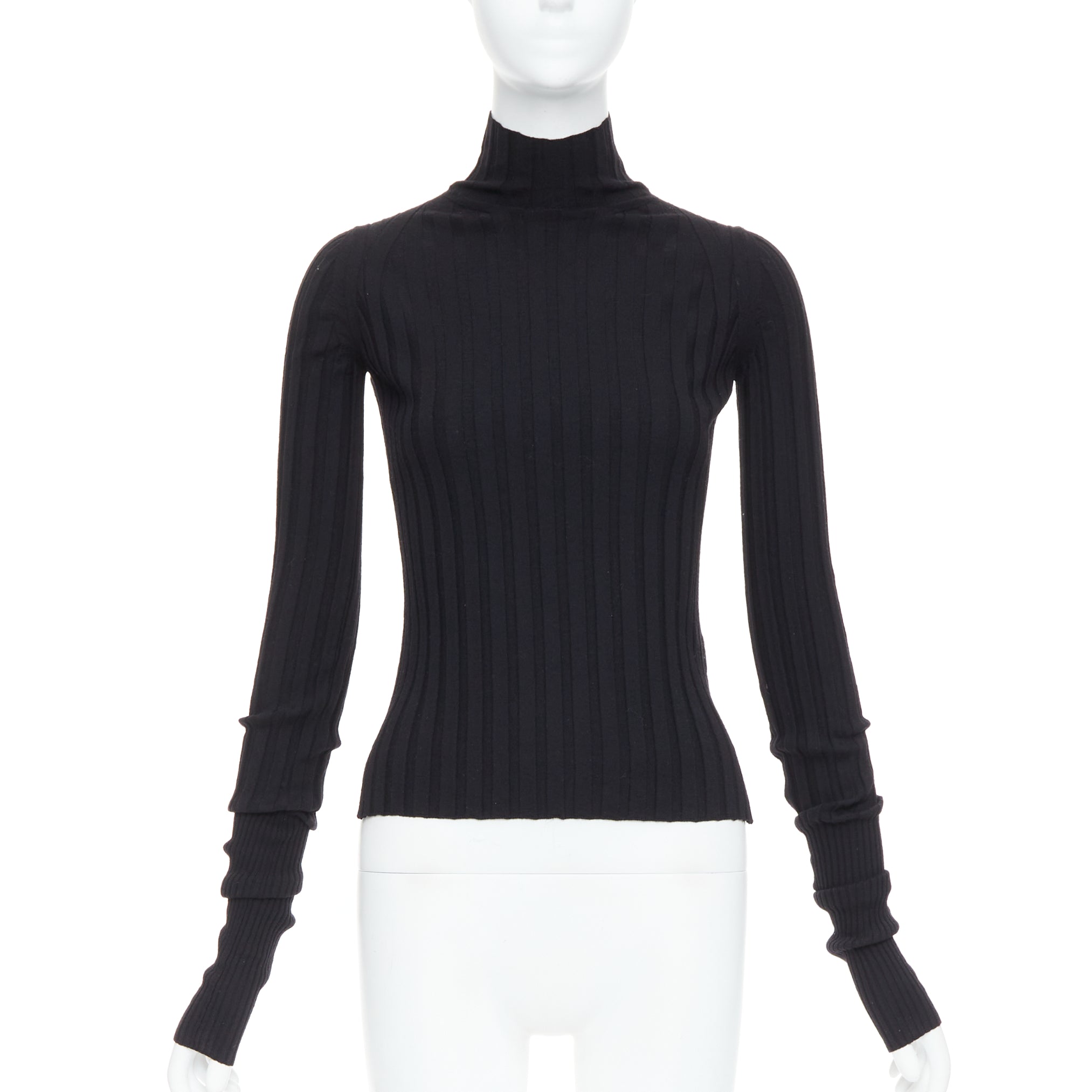 Celine Ribbed Long Sleeve Top