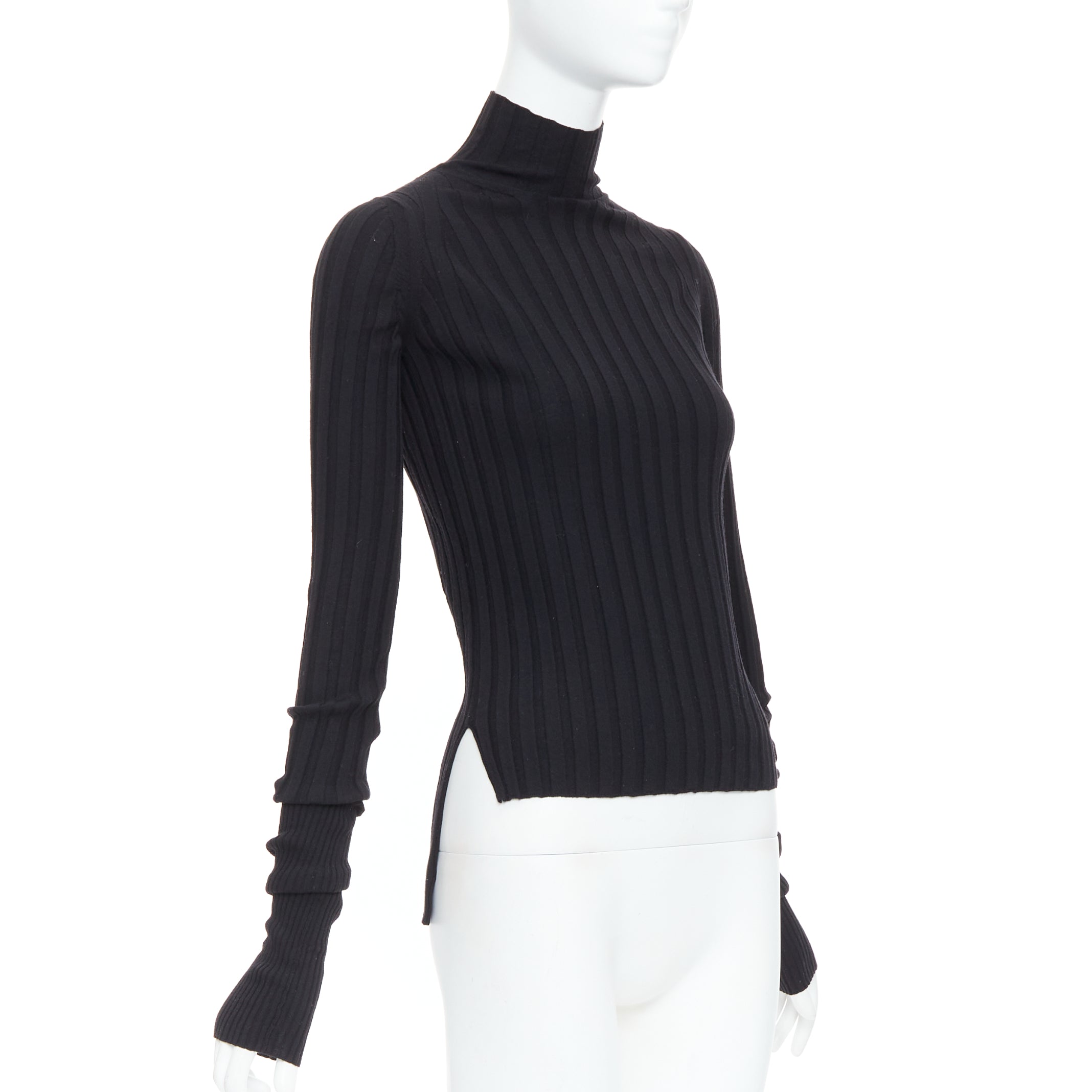 Celine Ribbed Long Sleeve Top - Image 6