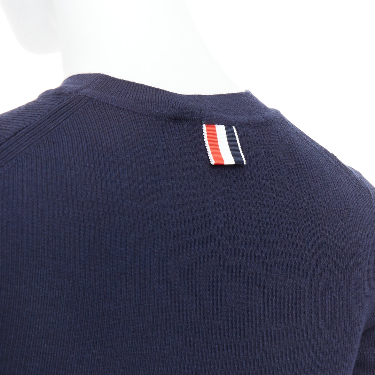 Thom Browne Pointelle-Knit T-Shirt - Back view