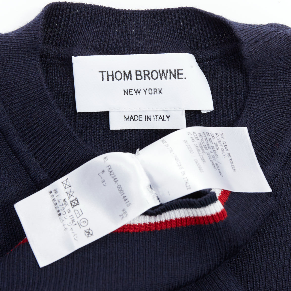 Thom Browne Pointelle-Knit T-Shirt - Image 10