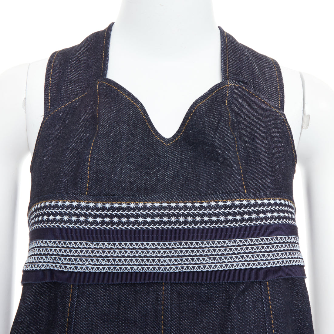 Victoria Beckham Cross Back Dress - Detail 2