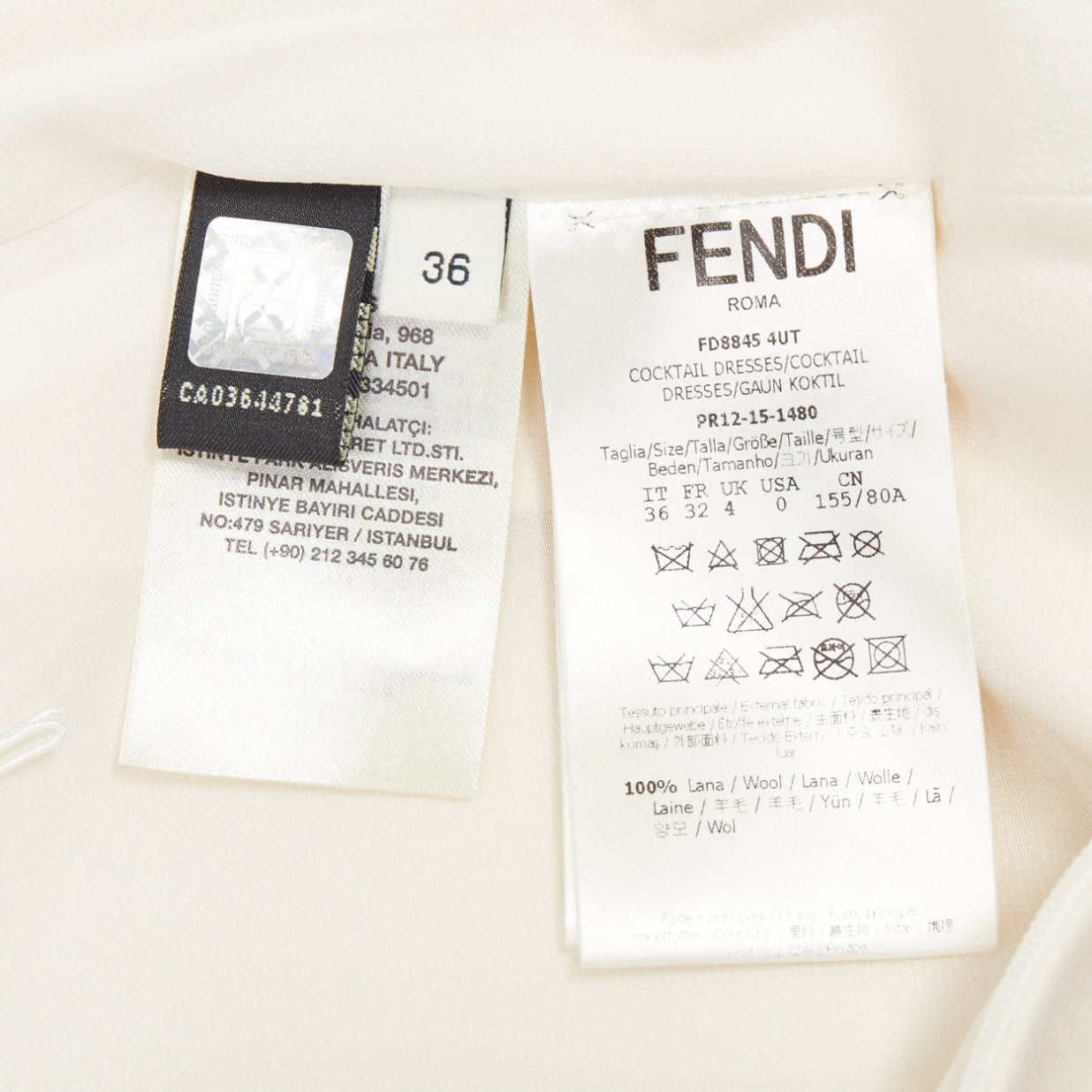 Fendi Leather Patch Dress - Image 10