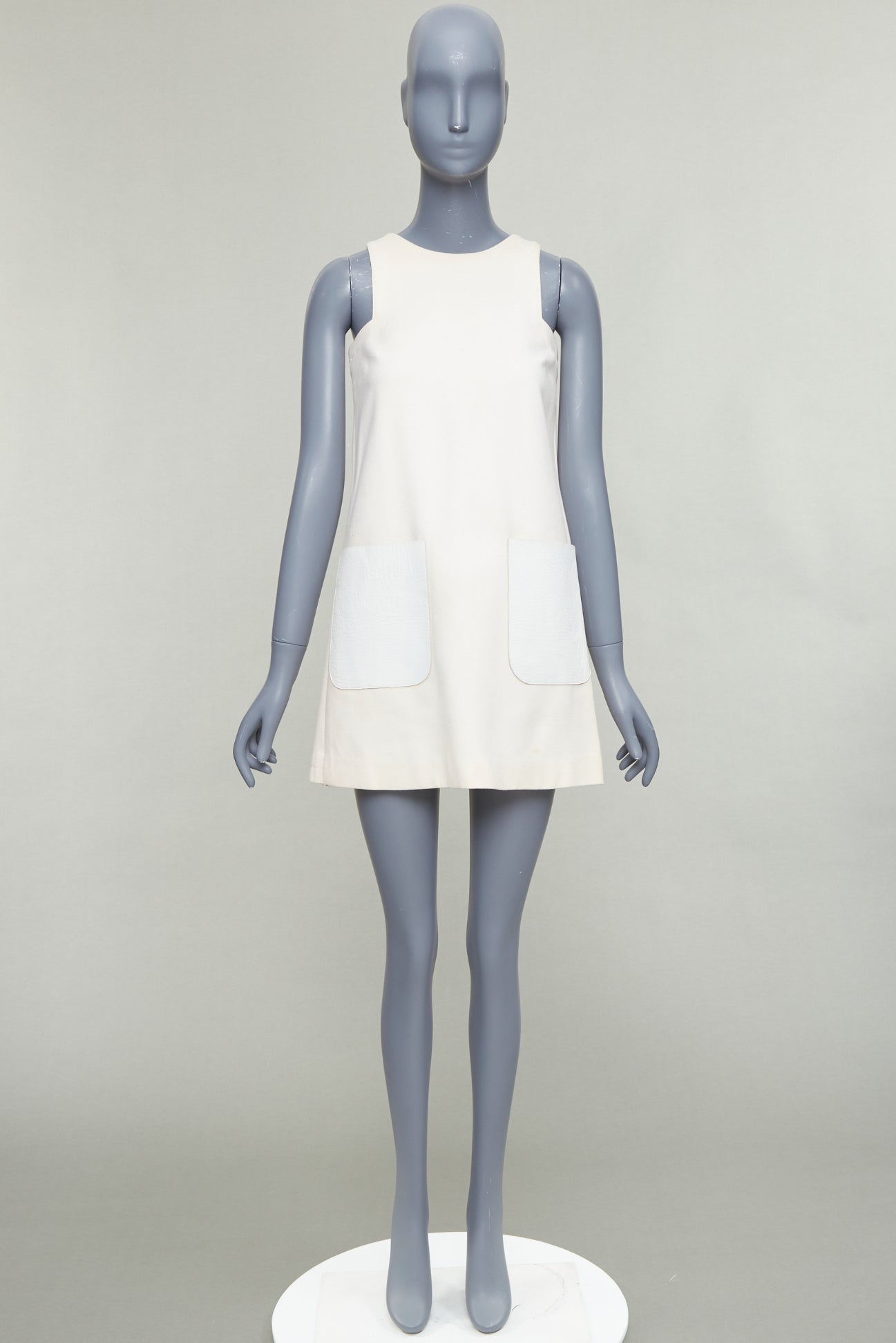 Fendi Leather Patch Dress - Image 11