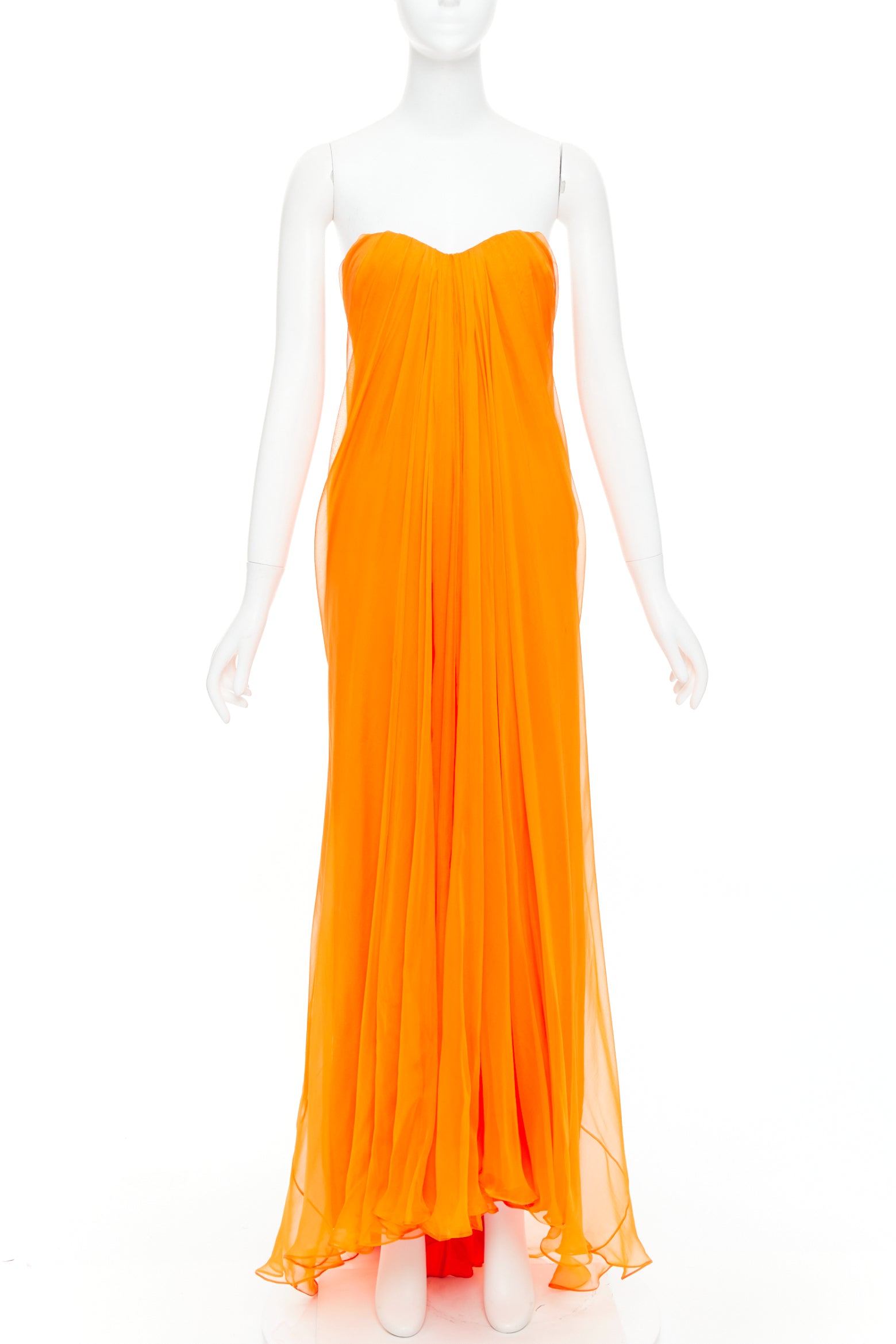 Alexander Mcqueen Strapless Crepe Gown - Image 6