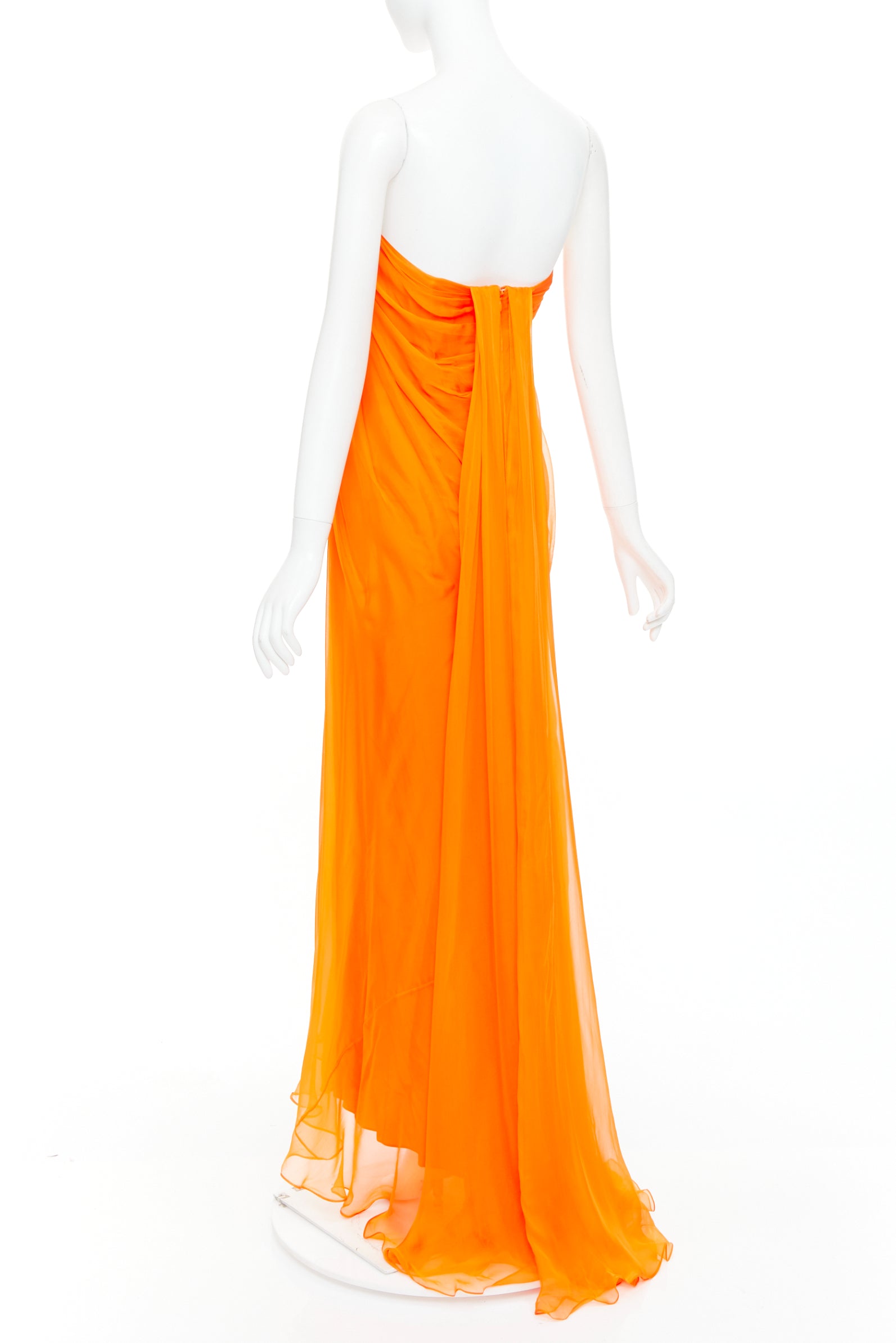 Alexander Mcqueen Strapless Crepe Gown - Detail 1