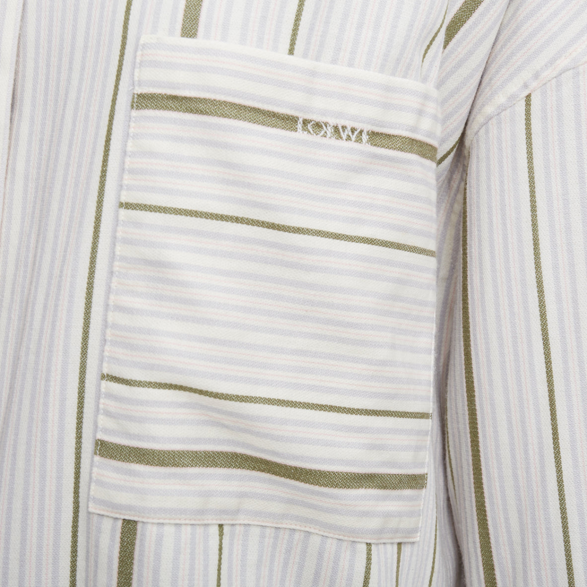 Loewe Striped Oversized Shirt - Back view