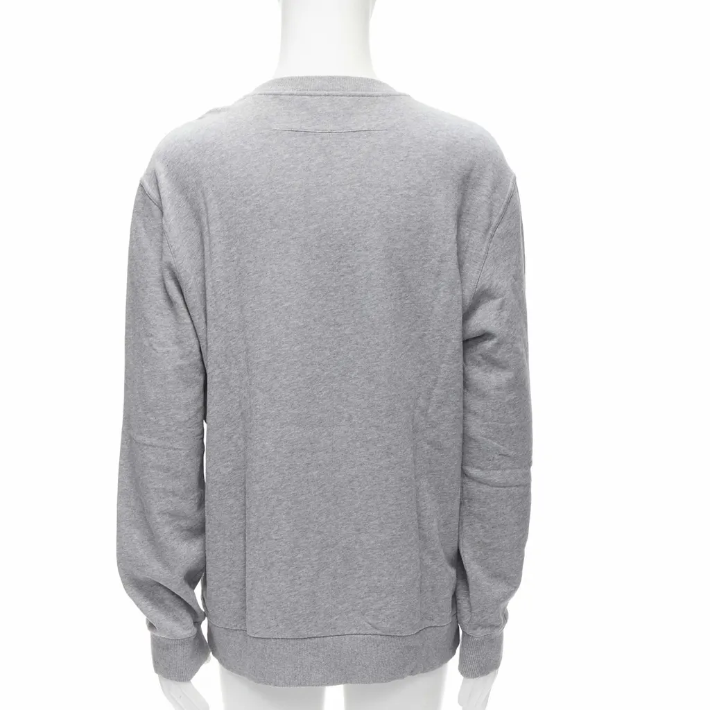 Givenchy Tribal Graphic Sweater Grey Cotton Never worn - Box View