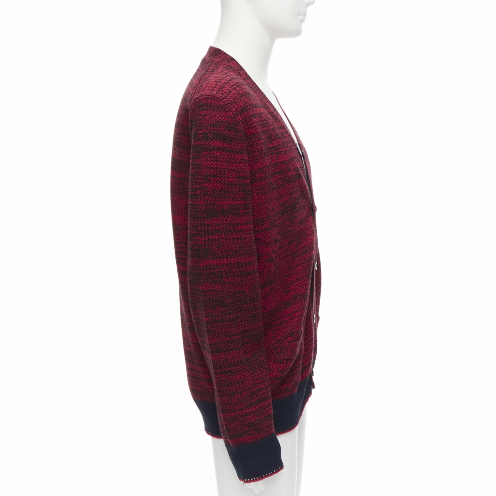 Sacai Speckled Rib Cardigan - 4