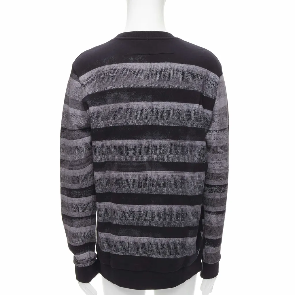 Givenchy Flag Distressed Sweater Black Cotton Never worn - Box View