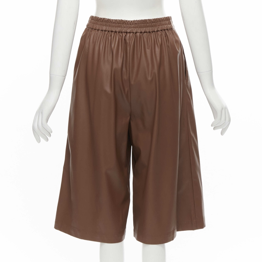 Tibi Faux Leather Culottes - Image 11