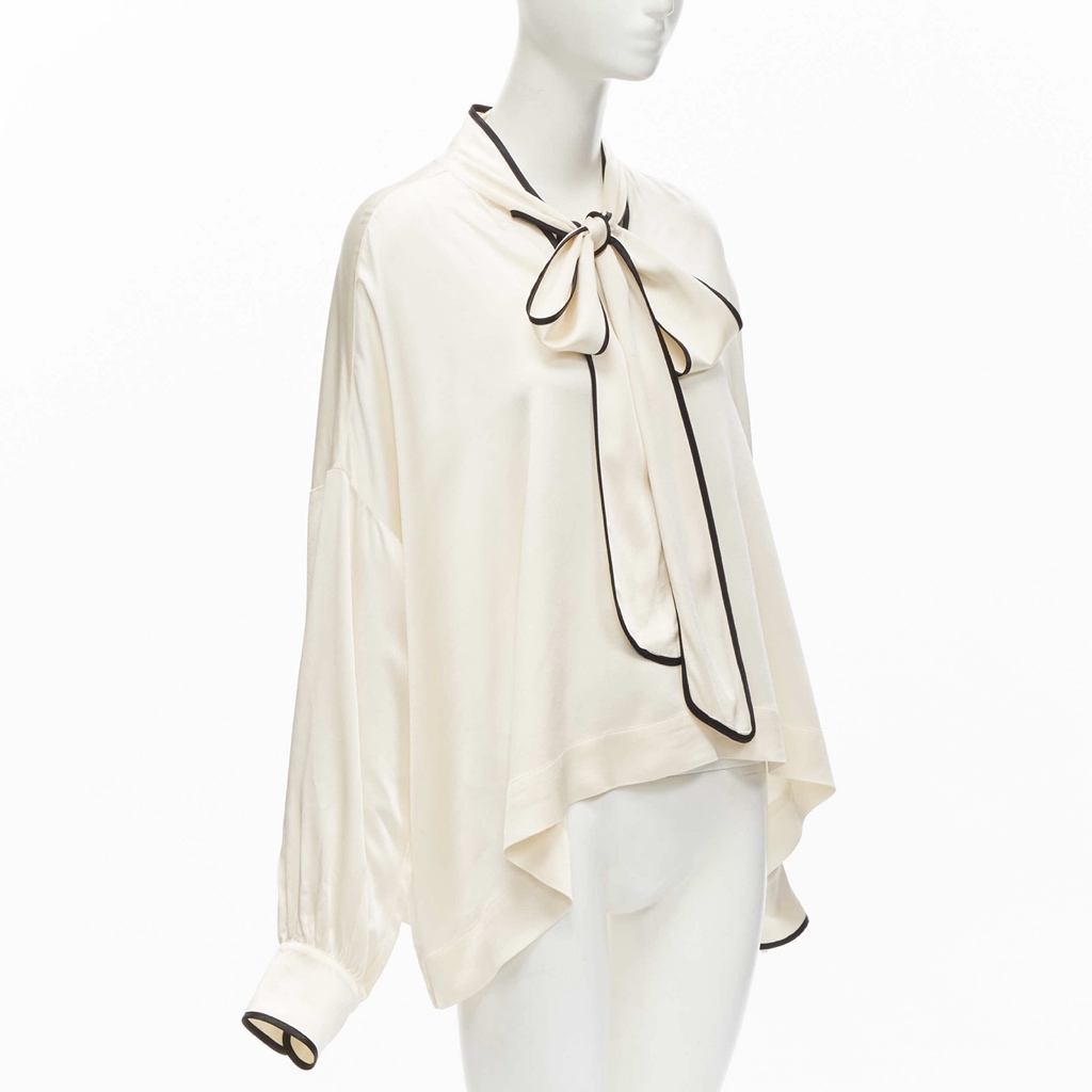 F.r.s For Restless Sleepers Bow Tie Blouse - Image 6