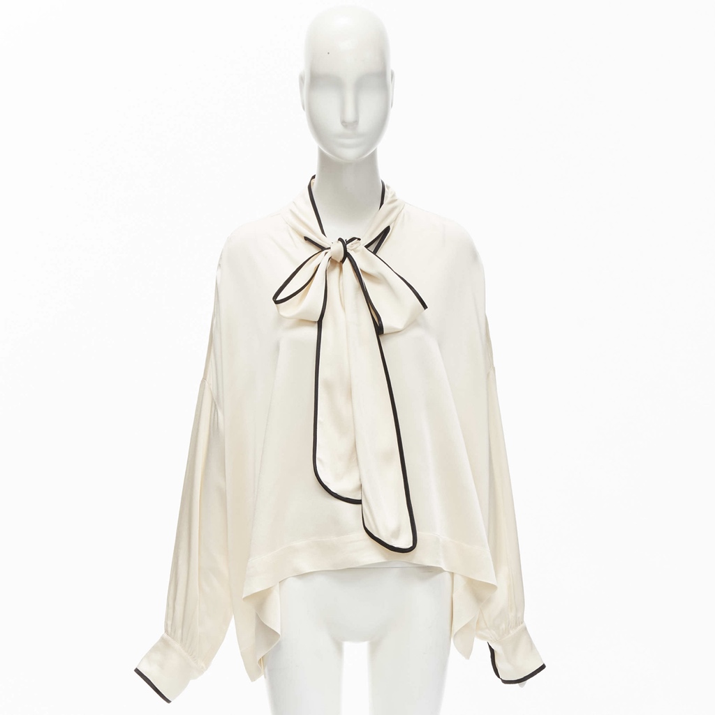 F.r.s For Restless Sleepers Bow Tie Blouse - Image 14