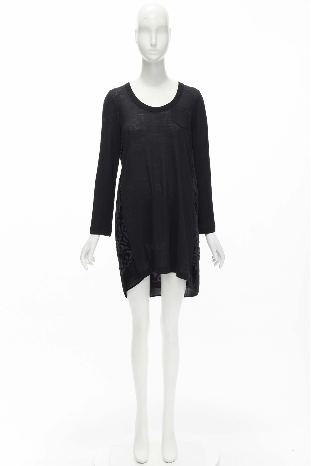 Sacai Velvet Sweater Dress - Image 12