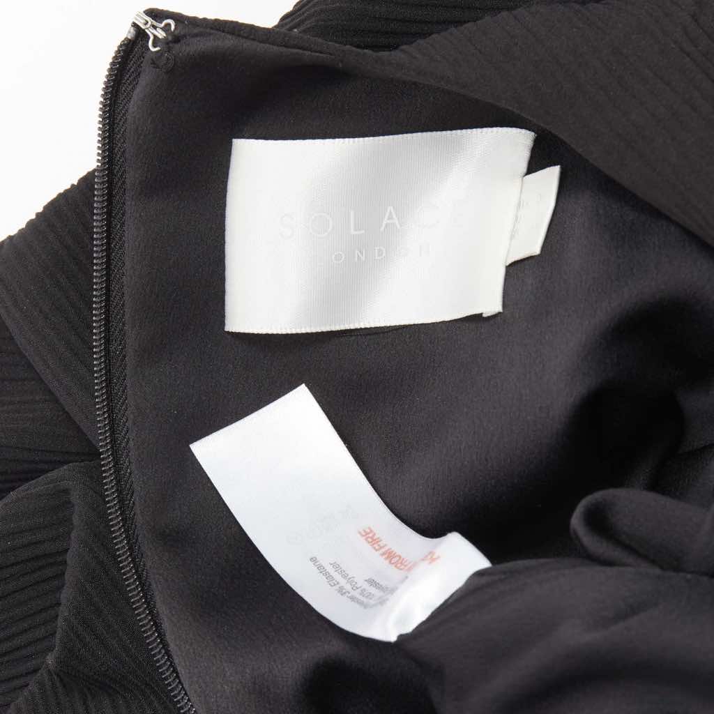 Solace London Pleat Satin Dress - Image 11