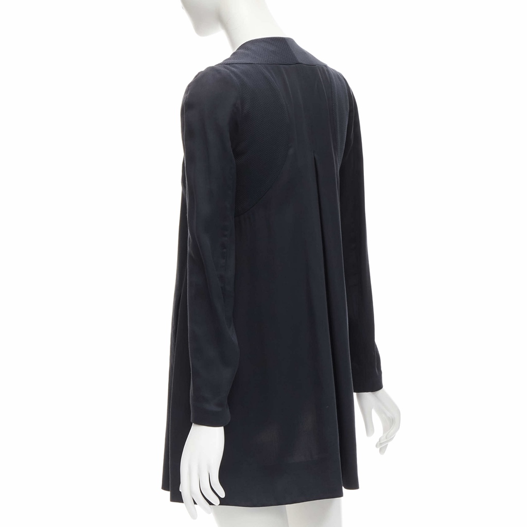 Rue Du Mail Flared Panelled Coat - Detail 2