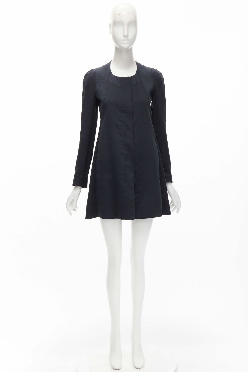 Rue Du Mail Flared Panelled Coat - Image 13
