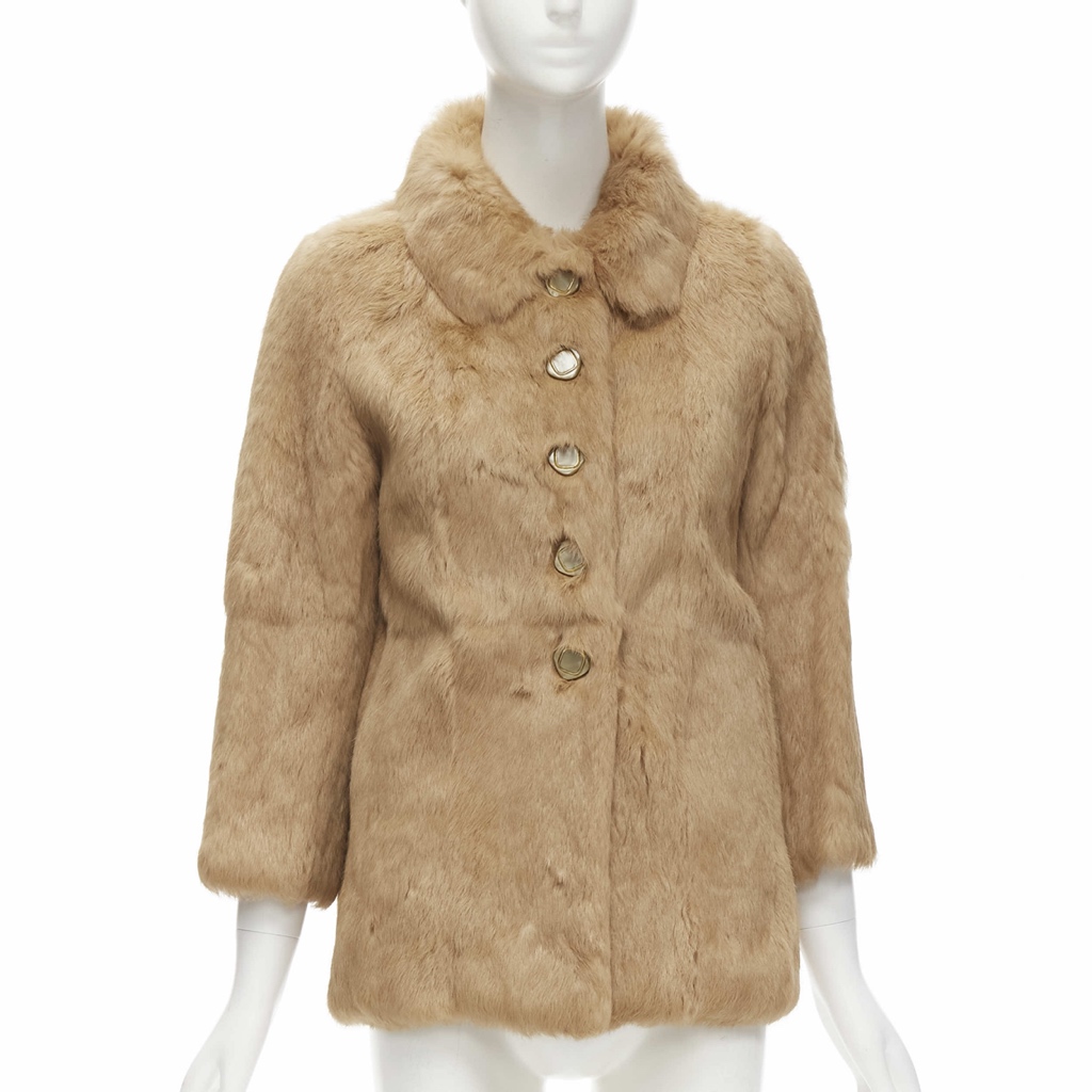 Apc Brown Fur Winter Coat - Image 6