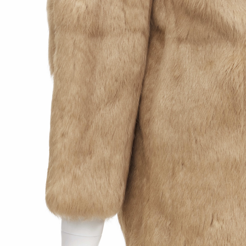 Apc Brown Fur Winter Coat - Image 10