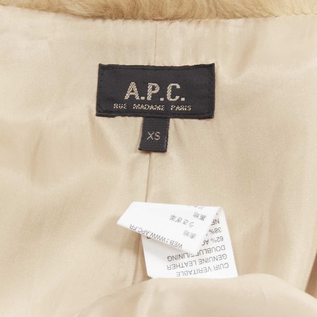 Apc Brown Fur Winter Coat - Image 12