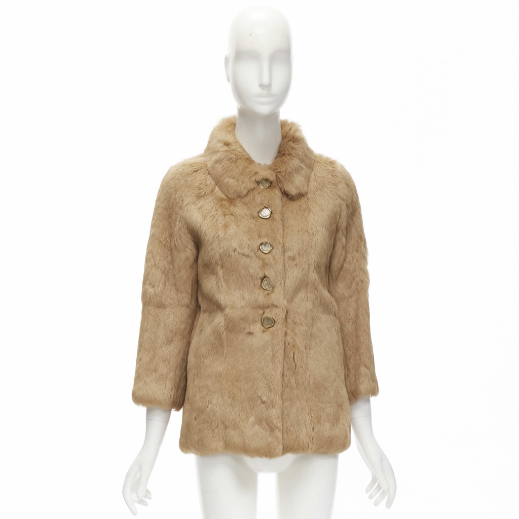 Apc Brown Fur Winter Coat - Image 13