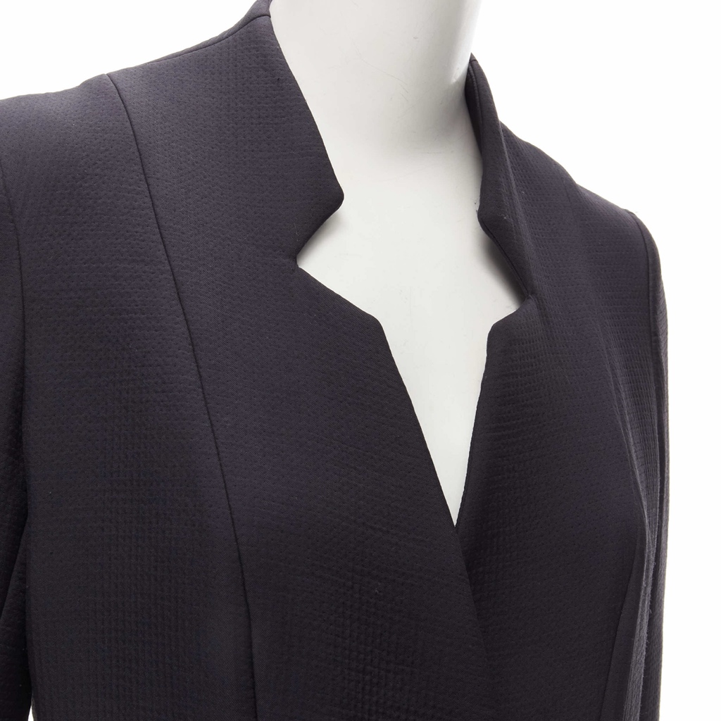 Zero+maria Cornejo Black Cutout Jacket - Back view