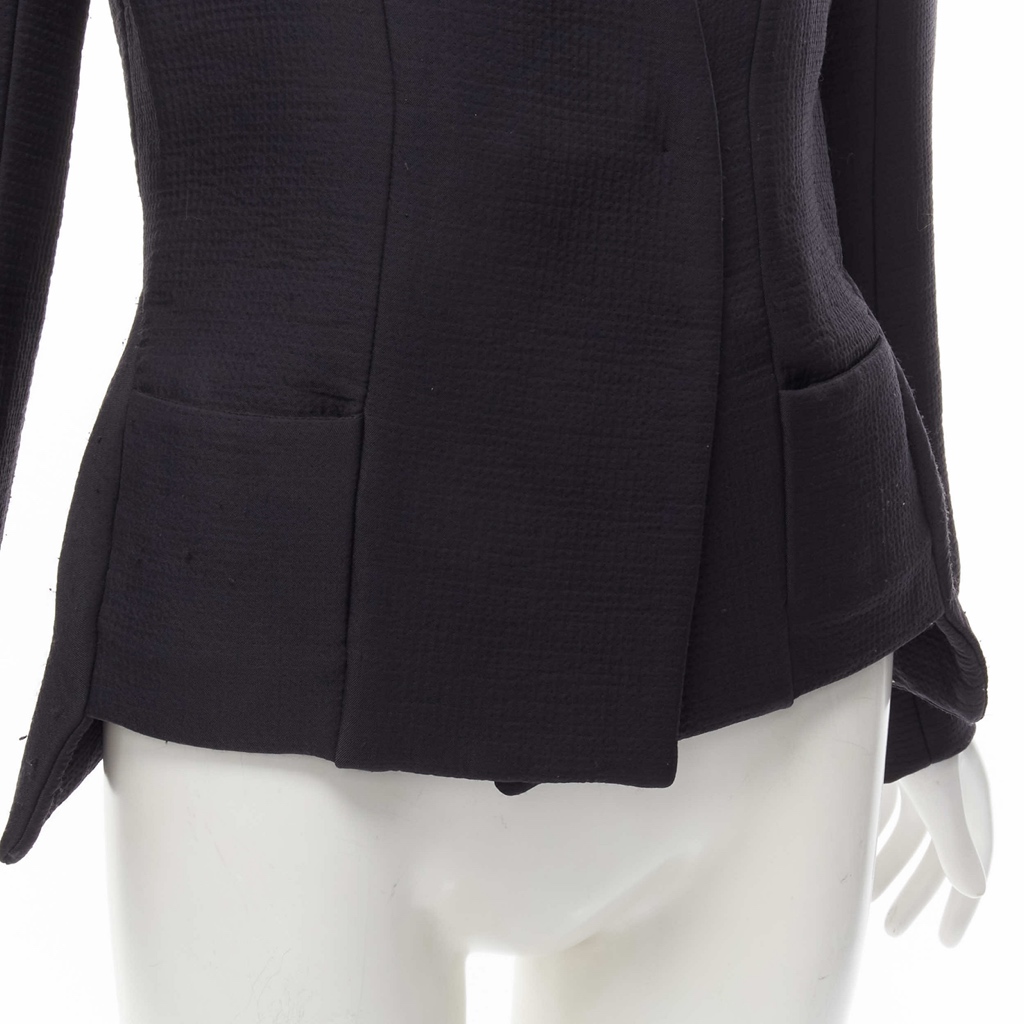 Zero+maria Cornejo Black Cutout Jacket - Image 10