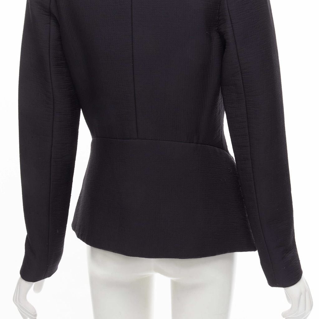 Zero+maria Cornejo Black Cutout Jacket - Image 11