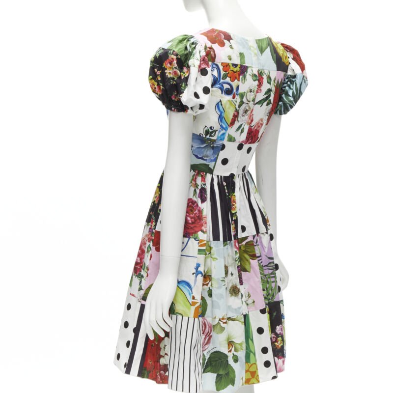 Dolce & Gabbana Sicilian Cotton Poplin Dress - Detail 1