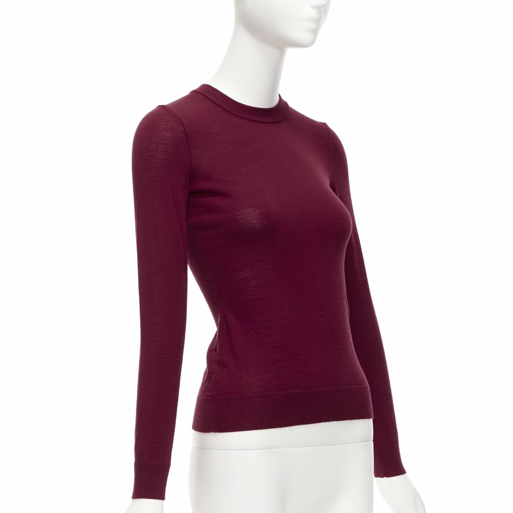 Alaïa Red Crew Sweater - Image 6