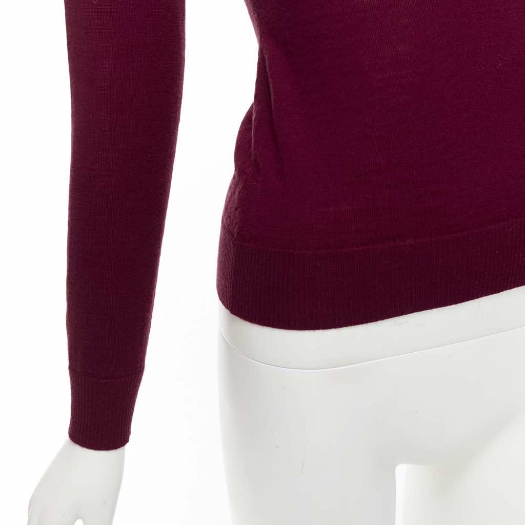 Alaïa Red Crew Sweater - Detail 2