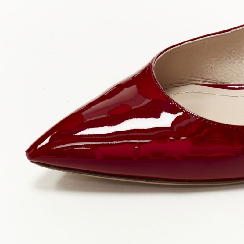 Christian Dior Patent Slingback Flats - Detail 2