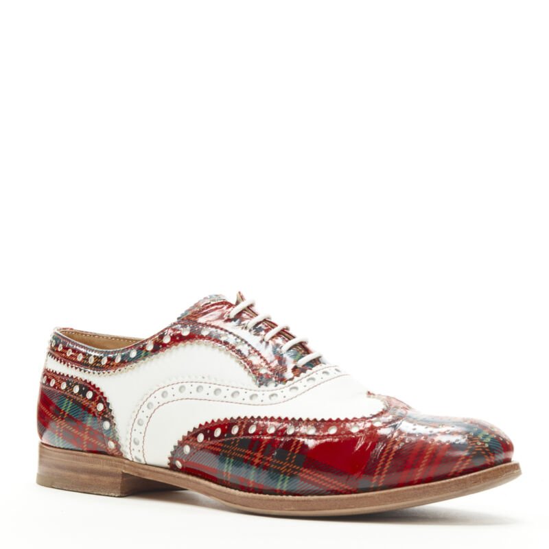 Church's Tartan Patent Brogue - Back view