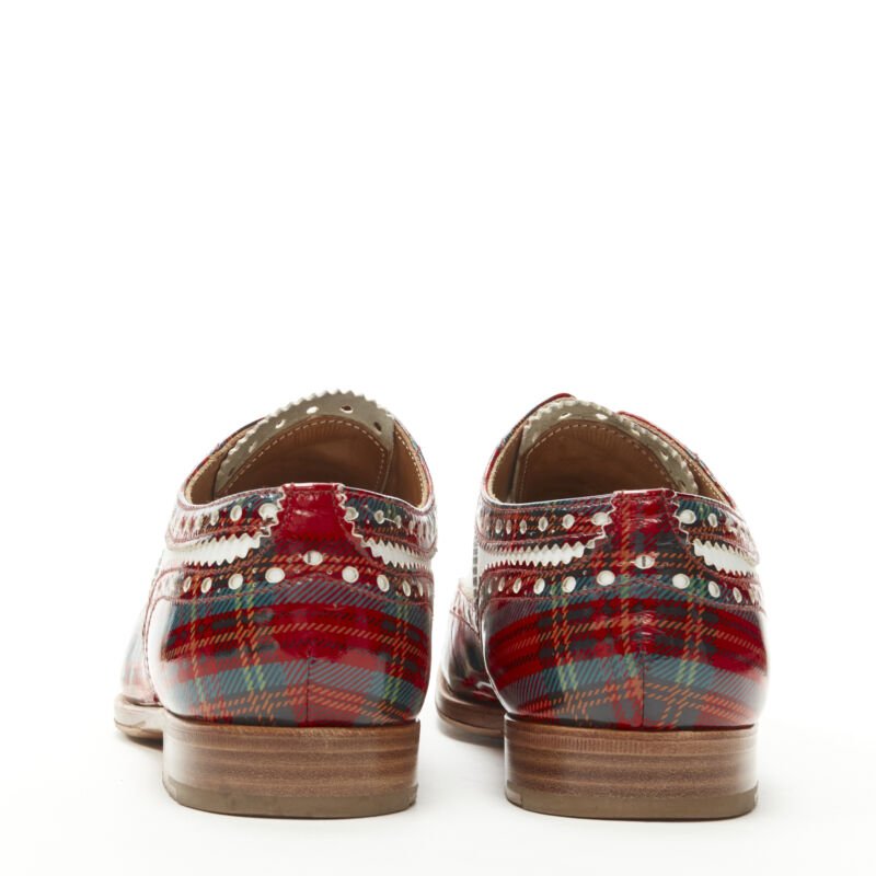 Church's Tartan Patent Brogue - Side view