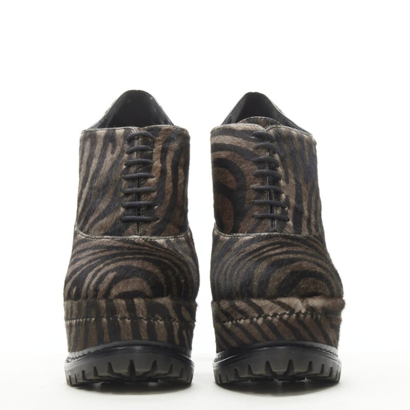 Alaïa Zebra Stripe Sole Bootie - Image 6