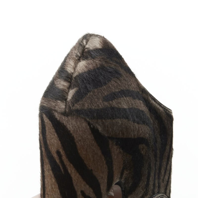 Alaïa Zebra Stripe Sole Bootie - Image 11