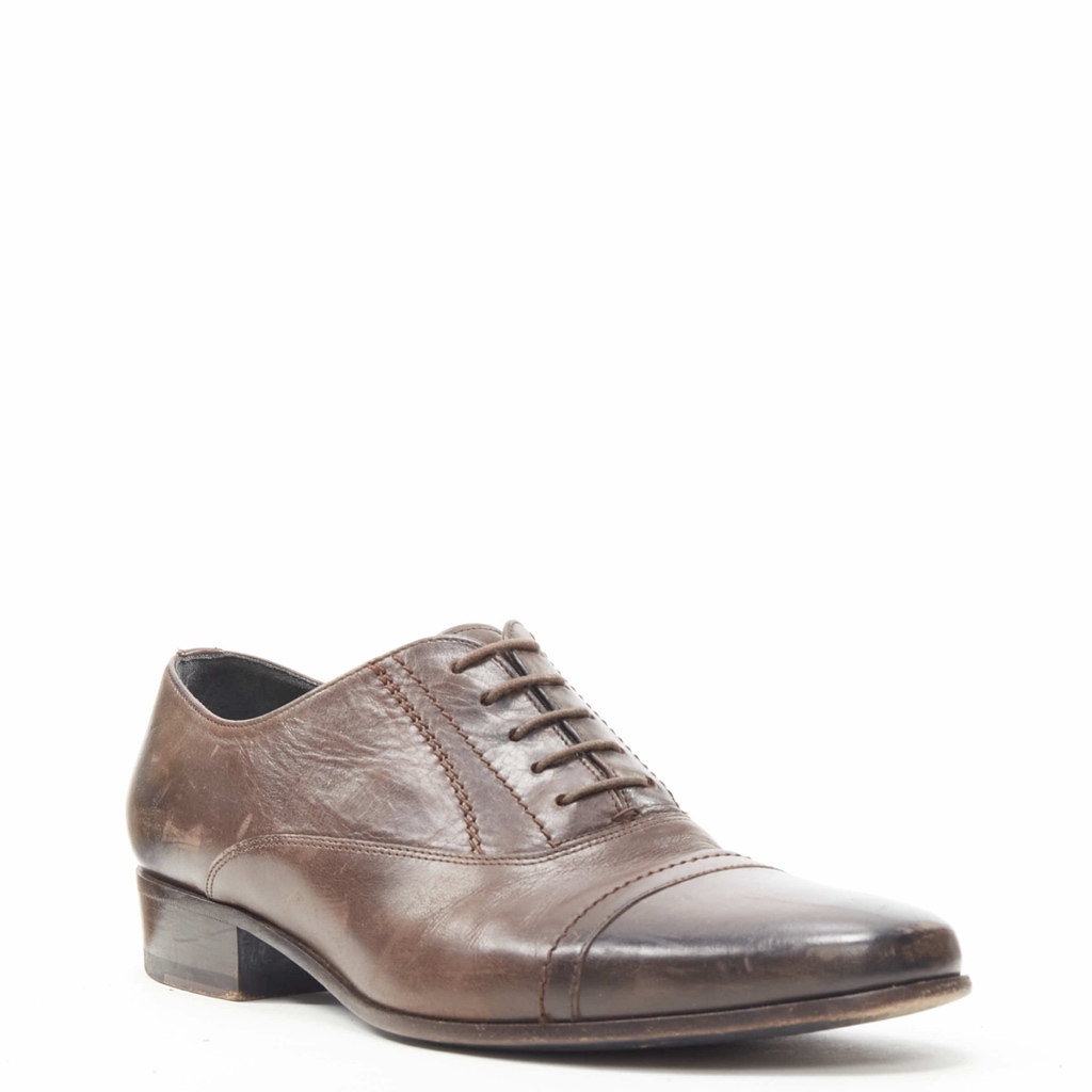 Lanvin Distressed Dress Shoes - Back view