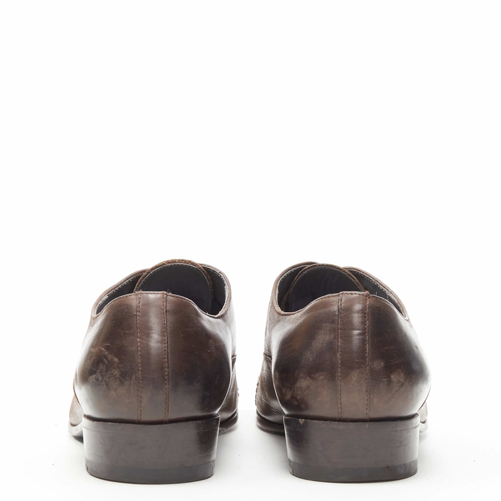 Lanvin Distressed Dress Shoes - Side view