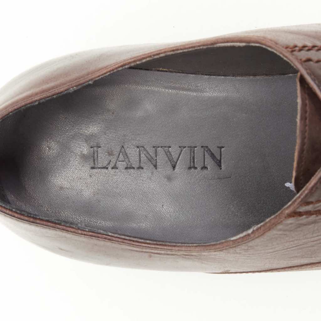Lanvin Distressed Dress Shoes - Image 12