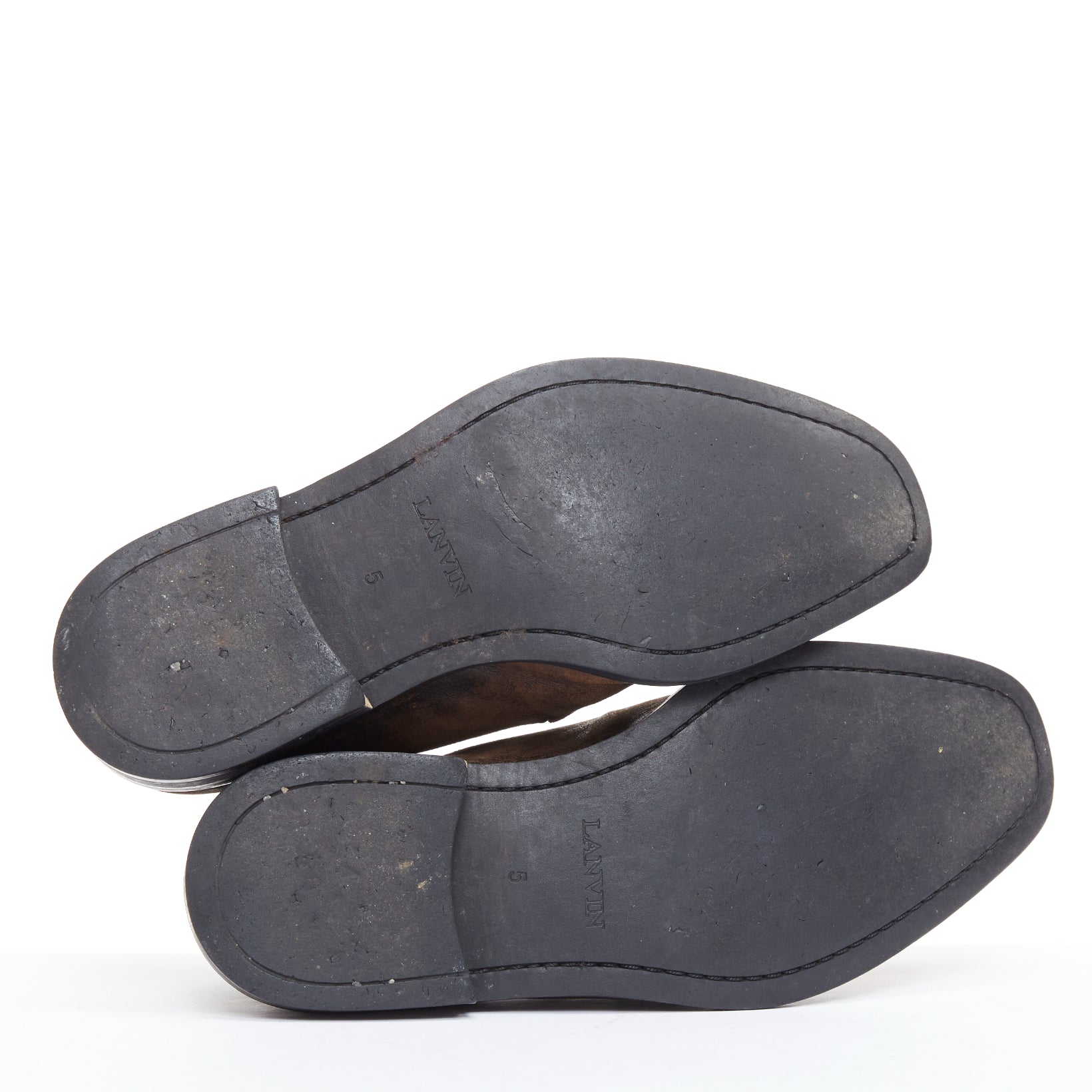 Lanvin Laceless Slip Brogues - Image 13