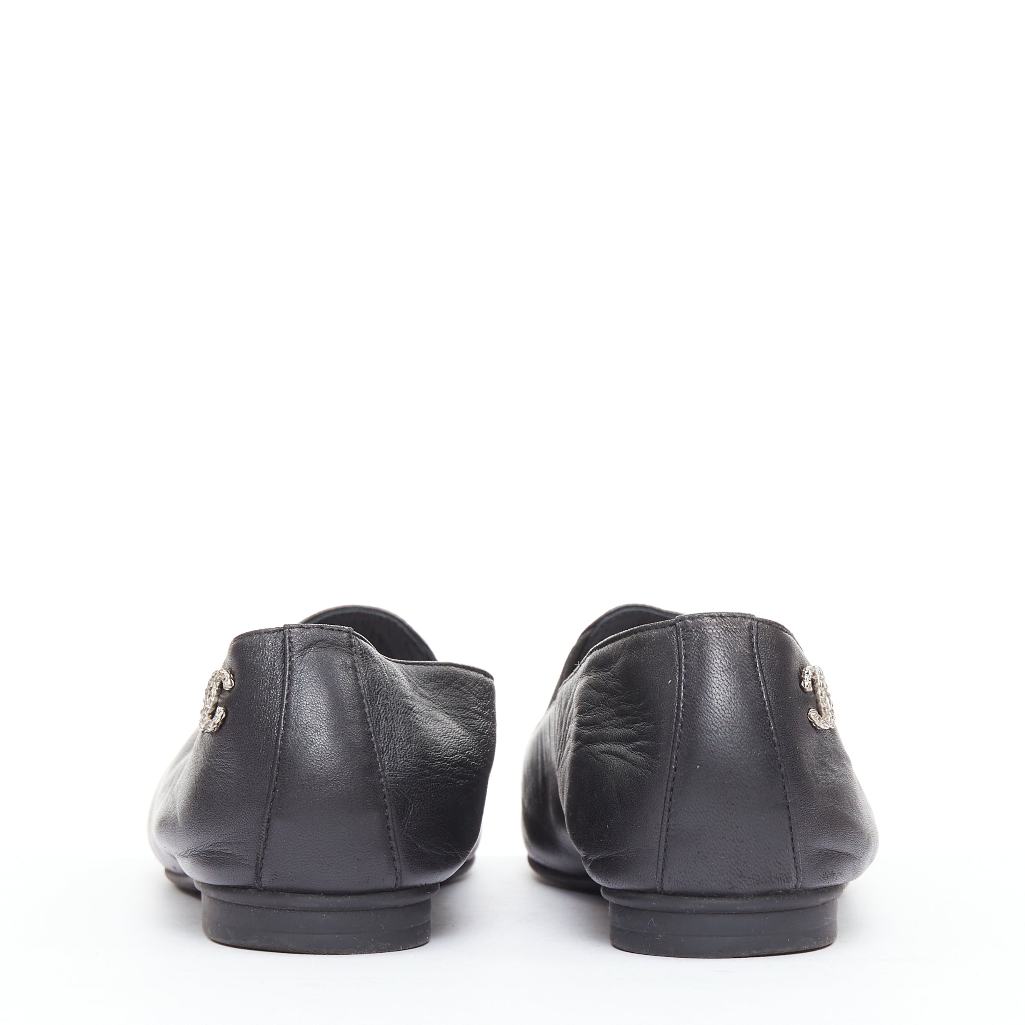 Chanel Logo Camellia Loafer - Side view