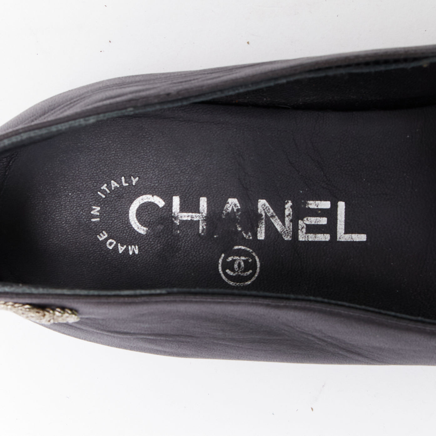 Chanel Logo Camellia Loafer - Image 11