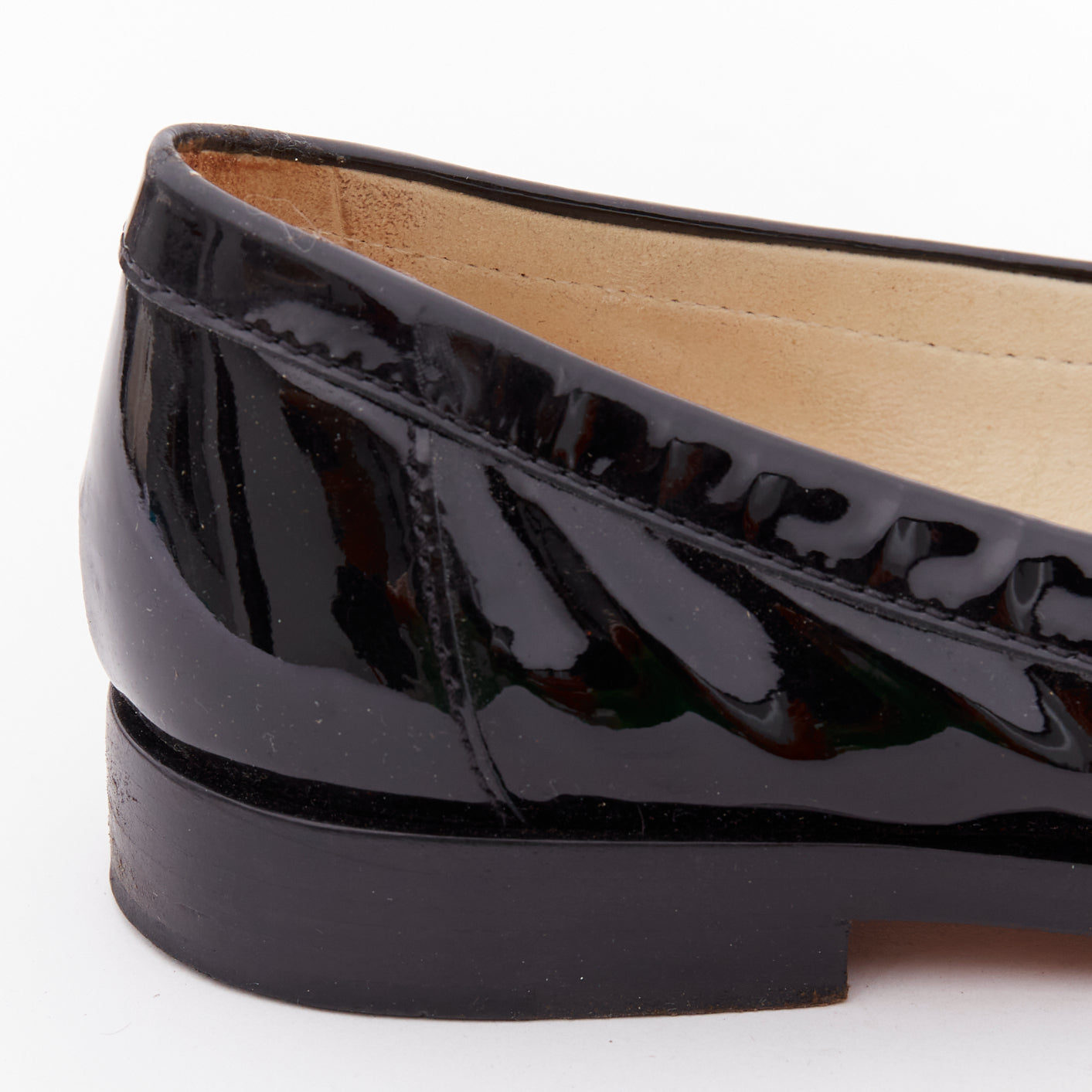 Chanel Patent CC Loafers - Image 10