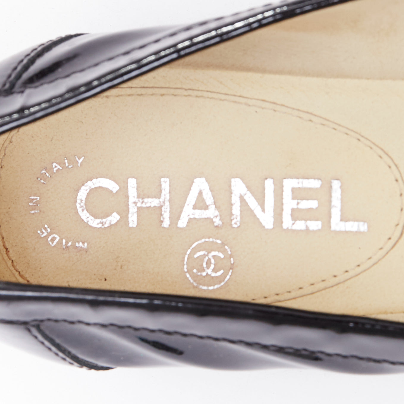 Chanel Patent CC Loafers - Image 11