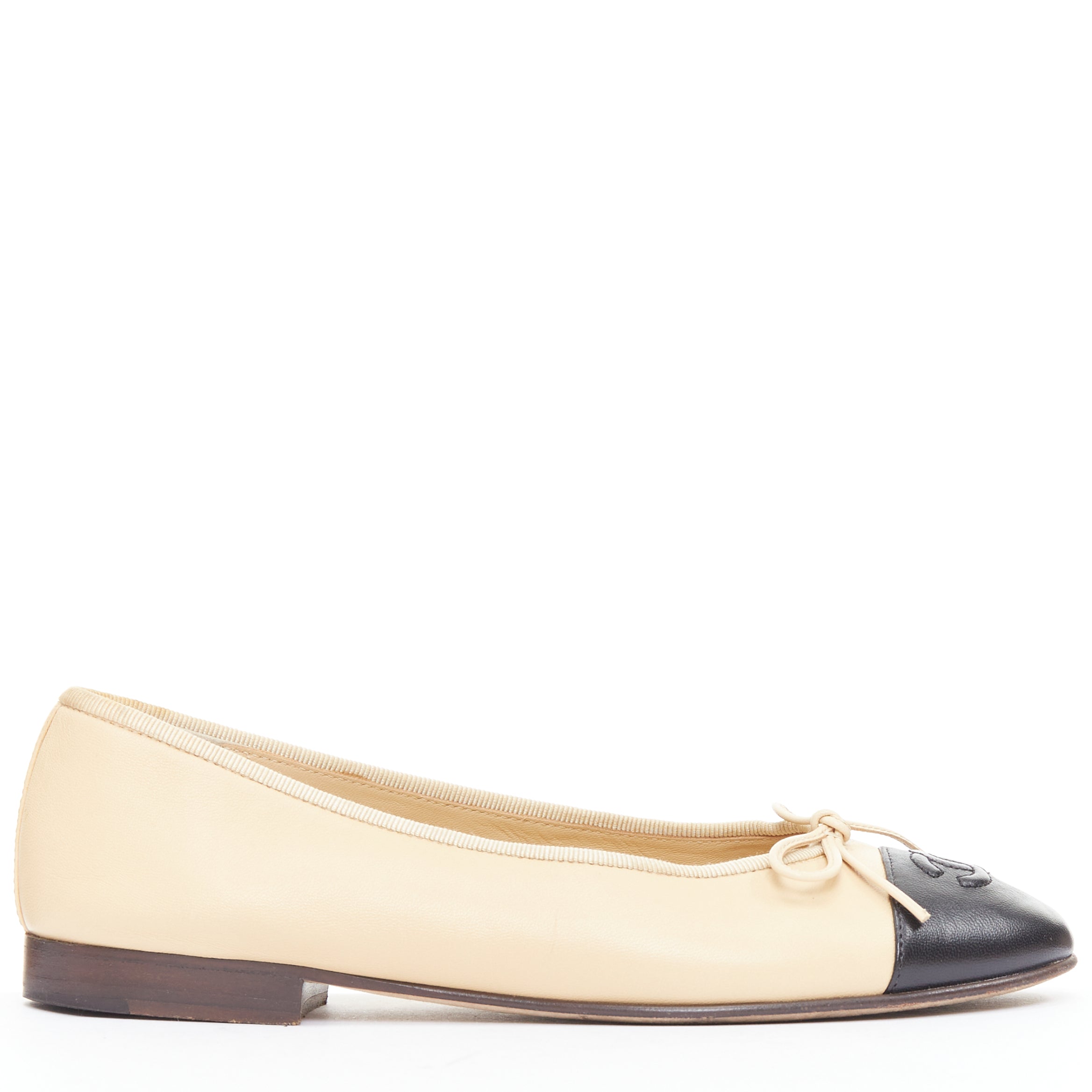 Chanel Two Tone Flats - Back view