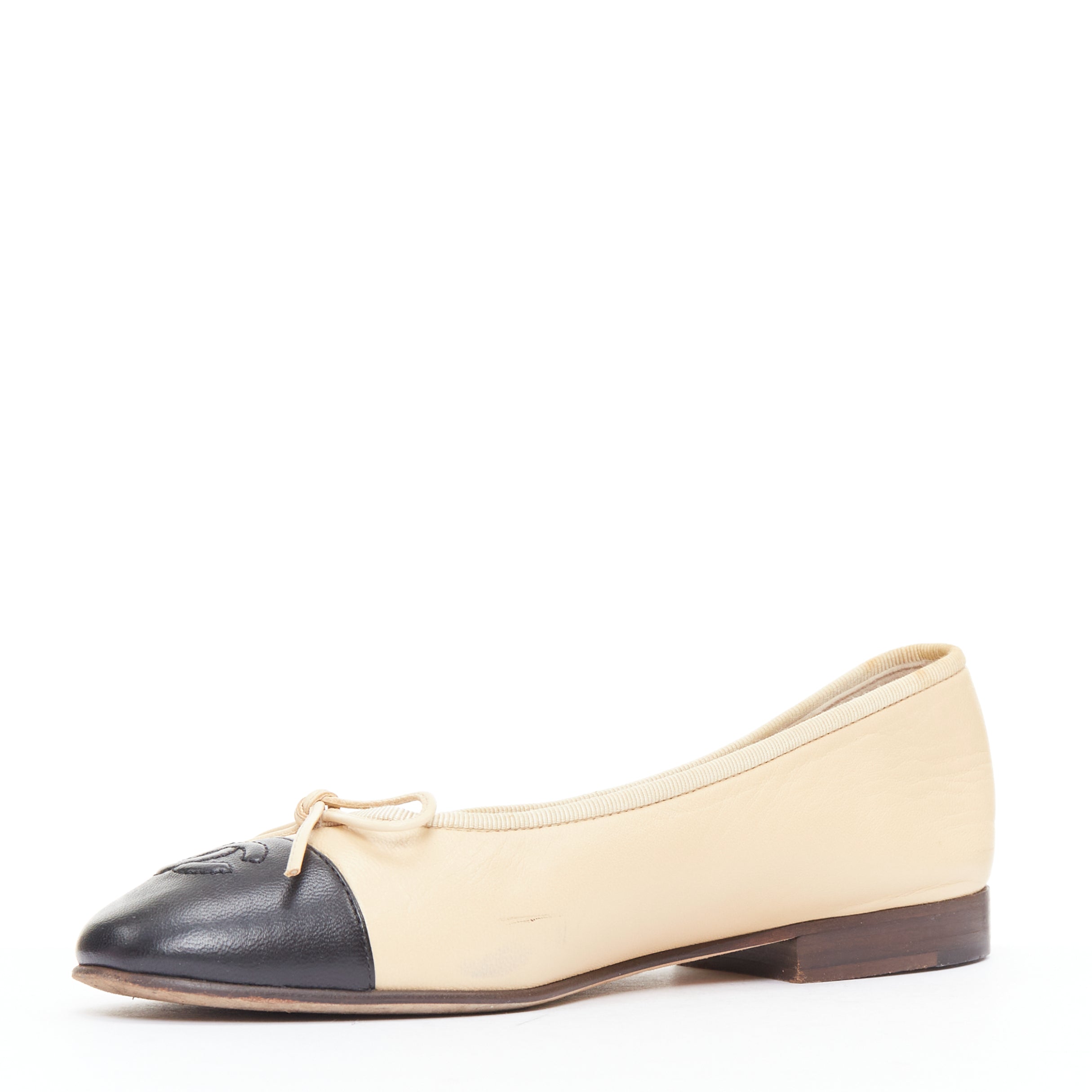 Chanel Two Tone Flats - 4