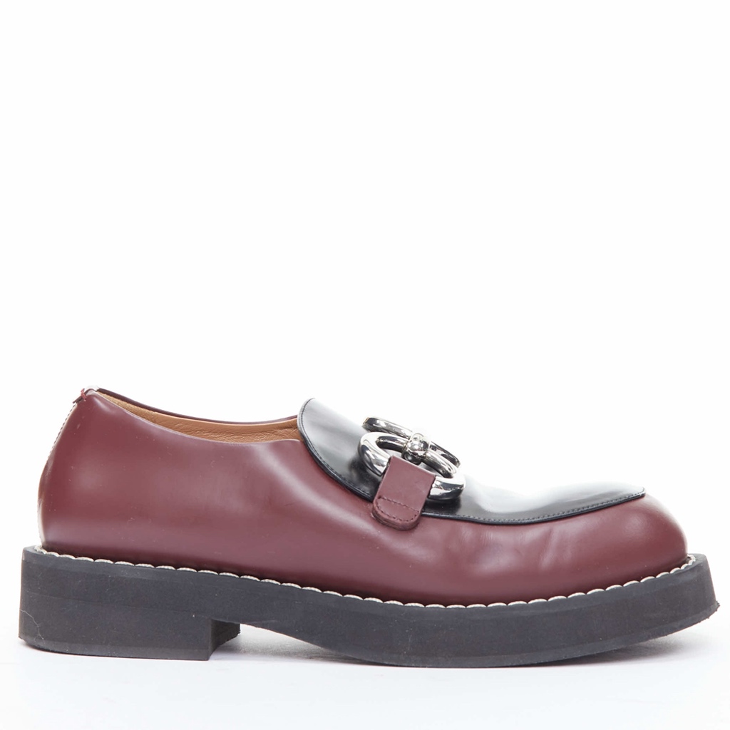 Marni Chunky Buckle Loafers - Back view